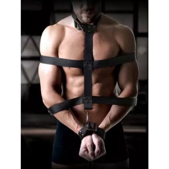 🦋B2G1🦋PIPEDREAM-COMMAND by Sir Richard's Erotic Body Binder- Black - Picture 2 of 6